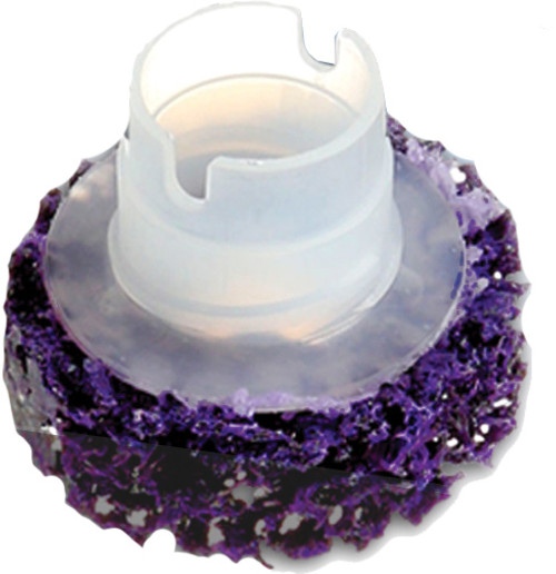 PG355 - DISQUES BRITEPREP HUB & NETTOYAGE DE MONTANTS, 2 » X 5/8 », VIOLET (ACTION DE COUPE ULTRA RAPIDE), BOÎTE DE 10