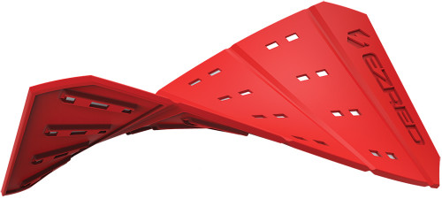 PG217 - MAGNETIC NON-MARRING FLEXIBLE & FOLDING TOOL MAT, RED, 8.75" L X 5.5" W