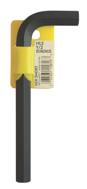 BONDHUS 7/16 SHORT HEX L-WRENCH  W / TAB