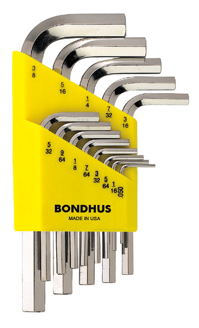BONDHUS 13PC (.050-3/8) ENSEMBLE HEXAGONAL BRITEGUARD™ S