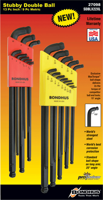 BONDHUS STUBBY DOUBLE BALL- DOUBLE SET