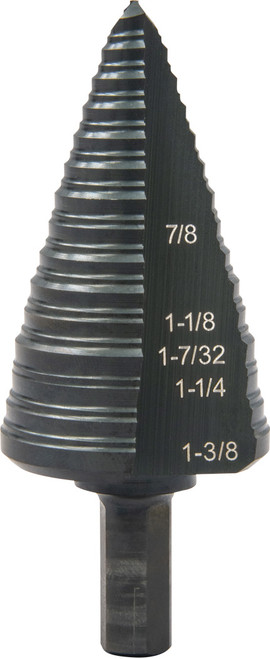 3/16" TO 1-3/8" STEP BIT (#12), 4 STEPS