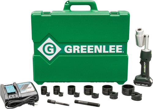 7-TON BATTERY-HYDRAULIC KNOCKOUT KIT WITH SLUG-BUSTER, 1/2" - 2"