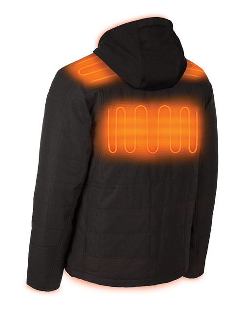 M12 KIT DE VESTE AXIS CHAUFFANTE NOIRE - M