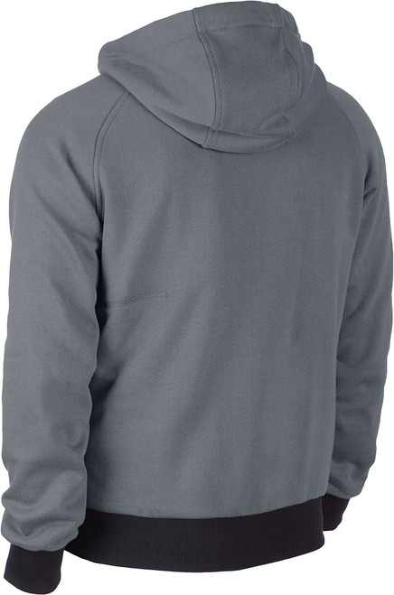 PG416 - (XL) TROUSSE DE SWEAT À CAPUCHE CHAUFFANT GRIS AVEC BATTERIE M12 CP2.0/PORTE-BATTERIE/CHARGEUR M12