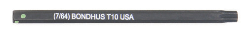 BONDHUS T10 X 2" PROHOLD® TORX® BIT