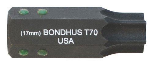 BONDHUS T70 X 2" PROHOLD™ TORX® BIT