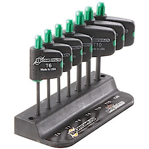 BONDHUS 7PC TORX® PLUS FLAG TOOL SET (TP6,7,8,9,10,15,20)