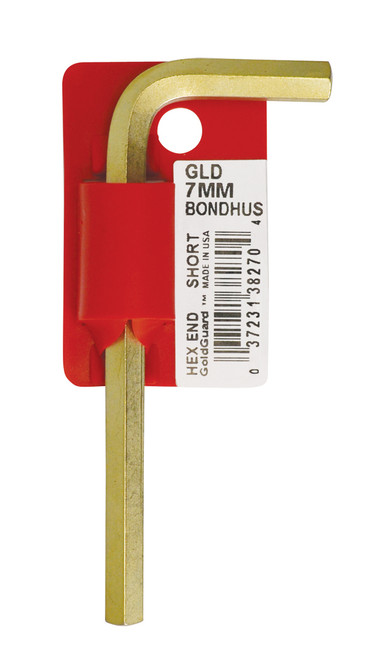 BONDHUS 17MS GOLDGUARD™ HEX L-WRENCH  W / TAB