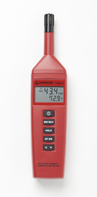 DIG SLING PSYCHROMETER W/ DEW & WET BULB READ - MODÈLE #THWD-3