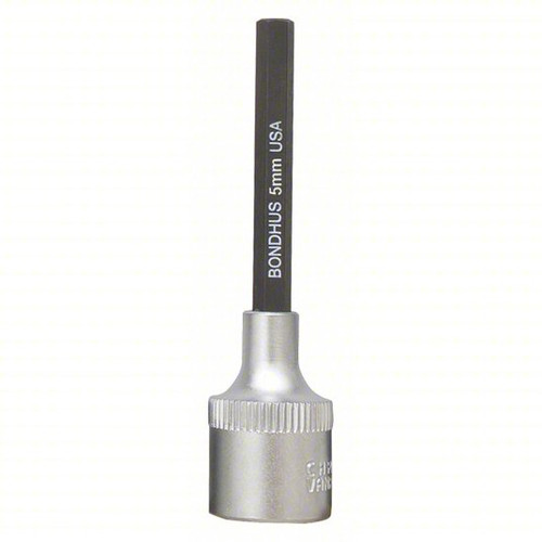 BONDHUS 5MM X 2" PROHOLD™ HEX BIT & 3/8 SOCKEET