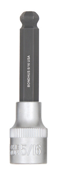 BONDHUS 5/16 X 2" PROHOLD™ BALL BIT & 3/8 SOCKET