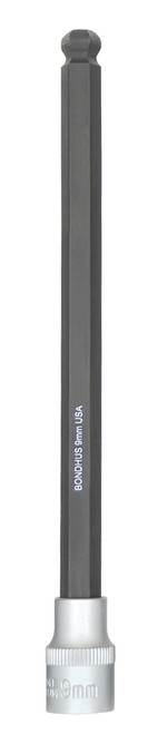 BONDHUS 9MMM X 6" PROHOLD® BALLL BIT & 3/8" SOCKET