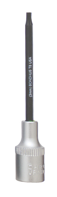 BONDHUS T7 X 2" PROHOLD® STAR BIT & 1/4" SOCKET