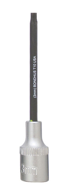 BONDHUS T10 X 2" PROHOLD® STAR BIT & 1/4" SOCKET