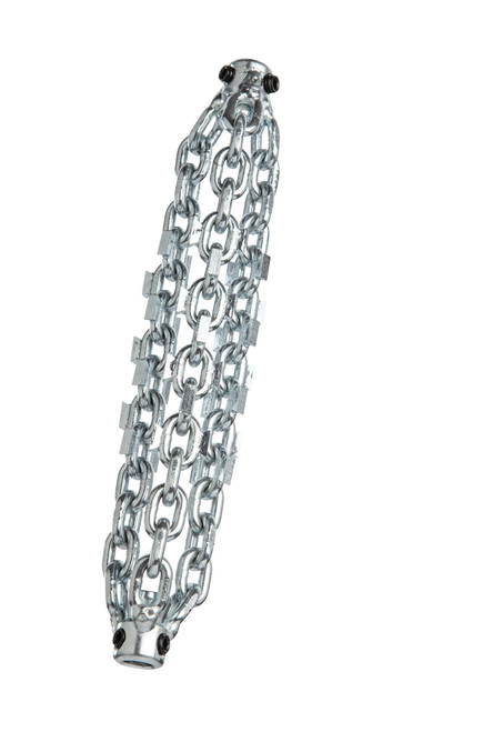 HEURTOIR DE CHAÎNE À ARBRE FLEXIBLE "UR LE NETTOYAGE DES MURS DE TUYAUX, K9-204, 4 " (100 MM), 3 CHAÎNES, "INTE EN CARBURE