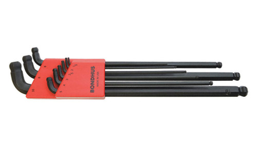 BONDHUS 9PC 1.5 - 10MM STUBBY DOUBLE BALL SET