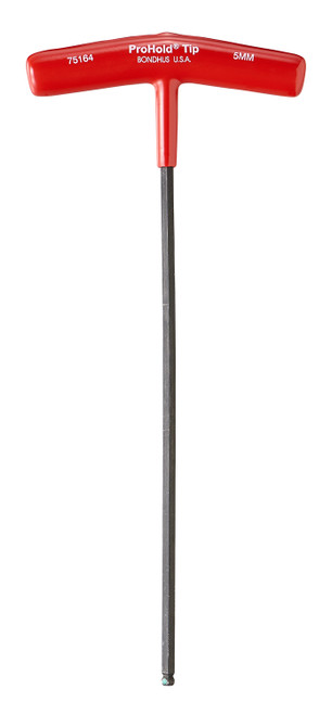 BONDHUS 5MM X 9.7" PROHOLD® BALLPOINT T-HANDLE
