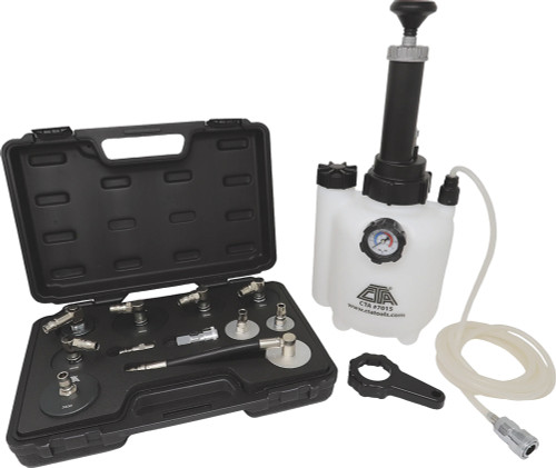PG336 - PRESSURE BRAKE BLEEDER & 11-PC ALL METAL CONSTRUCTION EXPANDED ADAPTER SET