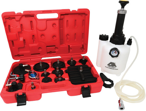PG340 - PRESSURE BRAKE BLEEDER & 13-PC EXPANDED ADAPTER SET