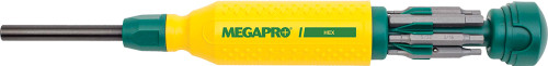 Megapro Hex 15 en 1 Tournevis multi-bits - Cardé avec UPC