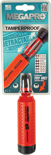 PG174 - LE DRIVER INVIOLABLE 15-EN-1 (CARDÉ) - 7 EMBOUTS À DOUBLE EXTRÉMITÉ - CLÉ À MOLETTE, HEXAGONE TP, TORX TP