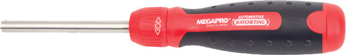 PG167 - AUTOMOTIVE RATCHETING MAGNETIC DRIVER (CARDED) -12 HSS BITS - SLOTTED, PHILLIPS, TORX, SQUARE