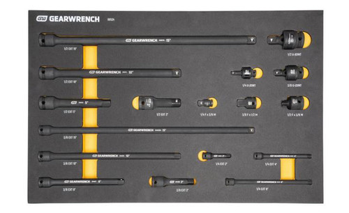 MODSET 1/4 3/8 1/2 IMP DRV TOOL SET 17PC