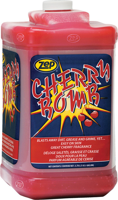 PG289 - NETTOYANT À MAINS ROBUSTE CHERRY BOMB AVEC ABRASIF, BOUTEILLE DE 1 X 1 GAL (3,78 L)