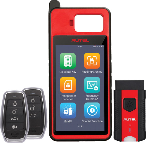 PG34 - KIT DE GÉNÉRATEUR DE CLÉS UNIVERSEL MAXIIM KM100, ÉCRAN 5,5", COMPREND 2 IKEYS ET VCI