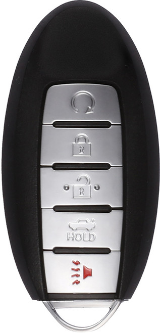 PREMIUM - 5-BUTTON IKEY, NISSAN STYLE PROGRAMMABLE SMART KEY - PROGRAM WITH KM100 TABLET