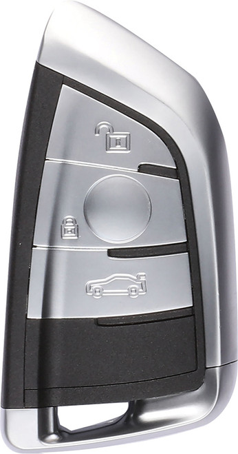 RAZOR - 3-BUTTON IKEY, BMW STYLE PROGRAMMABLE SMART KEY - PROGRAM WITH KM100 TABLET