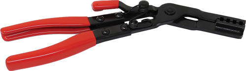 PG198 - PINCES À COLLIER DE SERRAGE À GRILLE GAUFRÉE EXTRA-LONGUES AVEC MÉCANISME DE VERROUILLAGE ET TÊTE DÉCALÉE