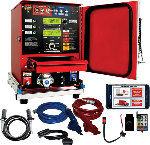 PG38 - SYSTÈME DE TEST ET D’INSPECTION DE REMORQUES ALPHA MUTT® (2E GÉNÉRATION) AVEC ABS, TABLETTE ROBUSTE ET BASE COULISSANTE, MODÈLE CAMION DE SERVICE