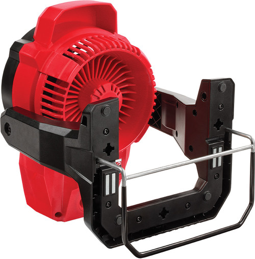PG5 - VENTILATEUR DE MONTAGE M12 (OUTIL NU), 14 MI/H, 400 CFM, TÊTE 360°, MONTAGE MULTIPLE : AIMANTS, PINCE DE 2", TROUS DE SERRURE, TROUS DE PASSAGE
