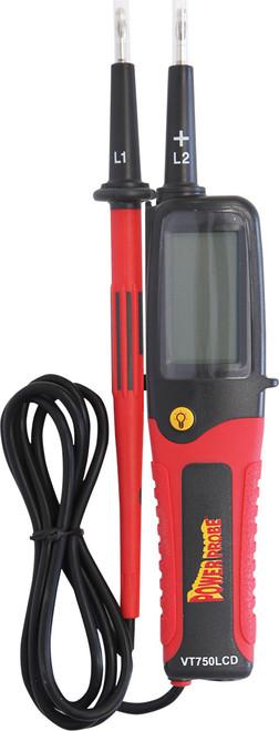 PG121 - TESTEUR DE TENSION BIPOLAIRE POUR VÉHICULES ÉLECTRIQUES ET HYBRIDES, 750V AC/DC, 600V CAT IV, 1000V CAT III