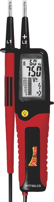 PG121 - TESTEUR DE TENSION BIPOLAIRE POUR VÉHICULES ÉLECTRIQUES ET HYBRIDES, 750V AC/DC, 600V CAT IV, 1000V CAT III