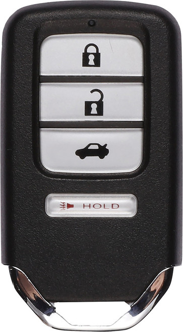 PREMIUM - 4-BUTTON IKEY, HONDA STYLE PROGRAMMABLE SMART KEY - PROGRAM WITH KM100 TABLET - AUL-IKEYHD4TP - IKEYHD4TP