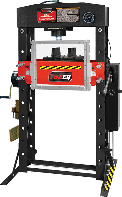 PG279 - 50-TON HYDRAULIC SHOP PRESS WITH PROTECTION GUARD