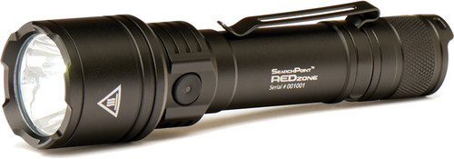 LAMPE DE "CHE RECHARGEABLE SEARCH"INT™ DE 1200 LUMENS AVEC DIFFUSEUR DE LUMIÈRE, MODES BLANC, VERT, ROUGE ET CLIGNOTANT