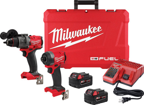PG59 - KIT DE PERCEUSE/TOURNE-MARTEAU M18™ 1/2 » ET DE VISE-CHOCS HEXAGONAL DE 1/4 », (2) PILES XC5.0, (1) CHARGEUR MULTI-VOLTAGE