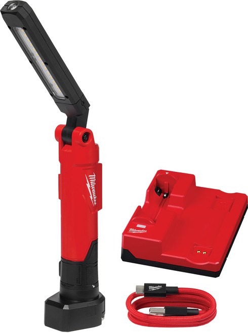 PG412 - 550 LUMENS REDLITHIUM™ USB STICK LIGHT WITH MAGNET & CHARGING DOCK