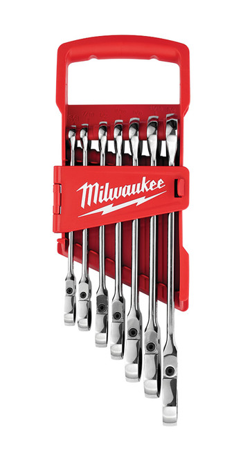 PG152 - 7-PC SAE FLEX HEAD COMBINATION WRENCH SET, 3/8"-3/4"