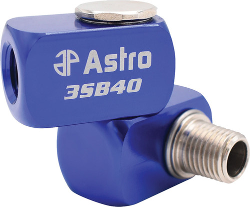 PG101 - Raccord pivotant à débit d'air élevé à 360°, filetage NPT 1/4".