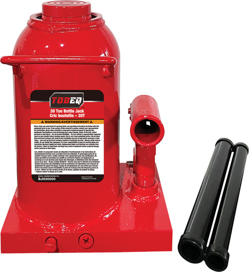 PG217 - 30-TON HYDRAULIC BOTTLE JACK, MIN/MAX HEIGHT: 10" - 17.9"