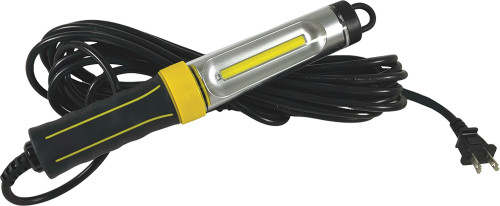 PG27 - 8W, LUMIÈRE DE TÂCHE PROFESSIONNELLE COB DE 500 LUMENS, CORDON SJTW 25 PI 18/2, RÉSISTANTE À L’EAU, À LA POUSSIÈRE ET AUX CHUTES