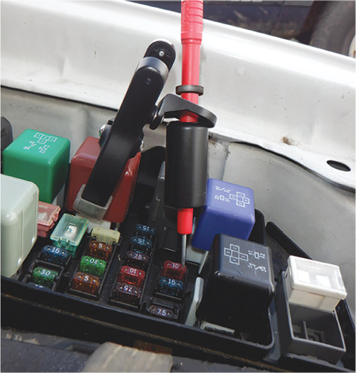 PG63 - ENSEMBLE DE SONDES À PINCE 2 PIÈCES, ROUGE & NOIR