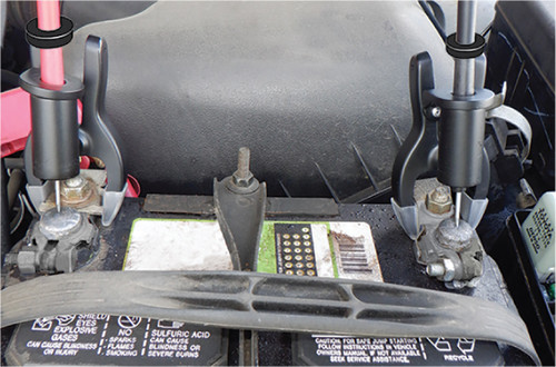 PG63 - ENSEMBLE DE SONDES À PINCE 2 PIÈCES, ROUGE & NOIR