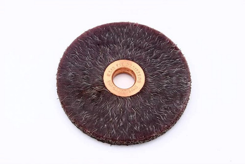 3" Polyflex Encapsulated Small Diameter Crimped Wire Wheel, .014" Steel Fill, 1/2" Arbor Hole