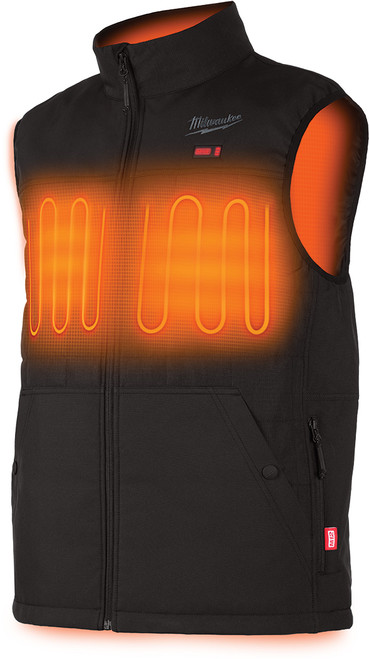 2XL - GILETS SANS MANCHES À AXE™ CHAUFFANT M12™ "UR HOMMES, Y COMPRIS LE SUP"RT DE BATTERIE M12™, LA BATTERIE, LE CHARGEUR